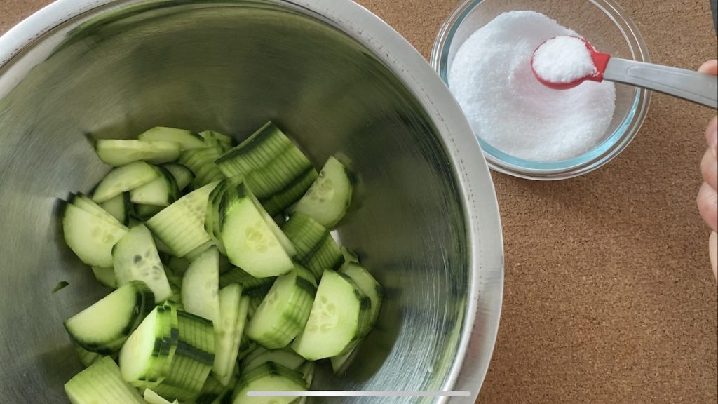 Salting the Cucumbers